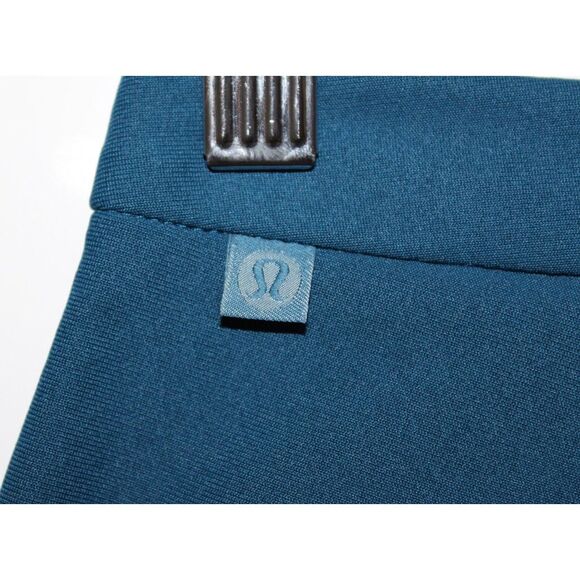 Womens Lululemon Long Story Short Poseidon Blue Pleated Bermuda Shorts Sz 2 NWOT - Picture 3 of 4